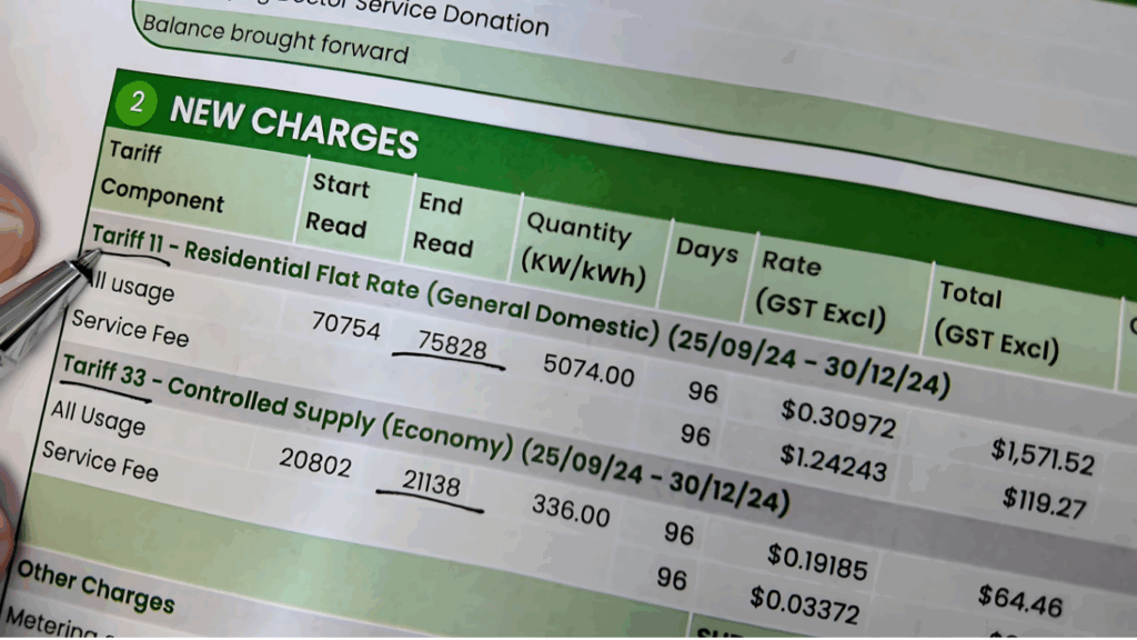 how to read an ergon bill